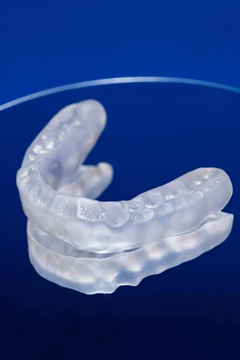 Teeth grinding mouth guard at Dentistry.Calm